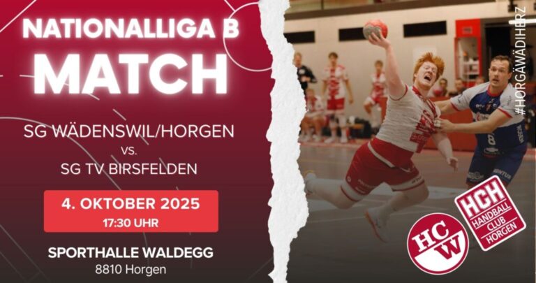 Vorschau NLB: SG Wädenswil/Horgen – SG TV Birsfelden