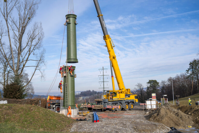 Zwischen Thalwil und Kilchberg: 220 Kilovolt für Zürich: Hier en …
