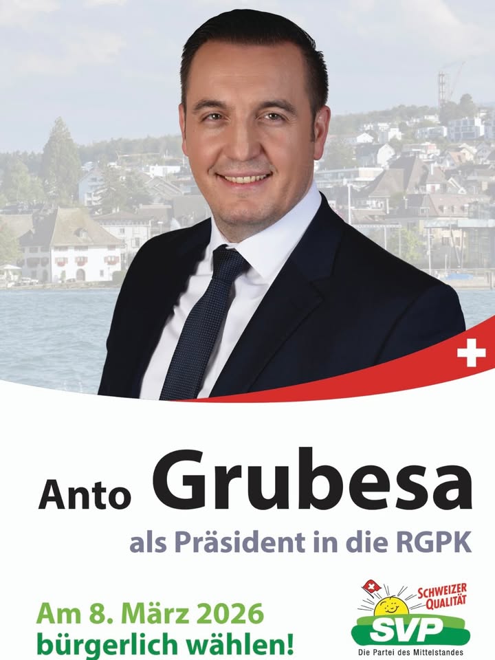 Am 8. März als Präsident in die RGKP wählen! 
Anto Grubesa 
J …