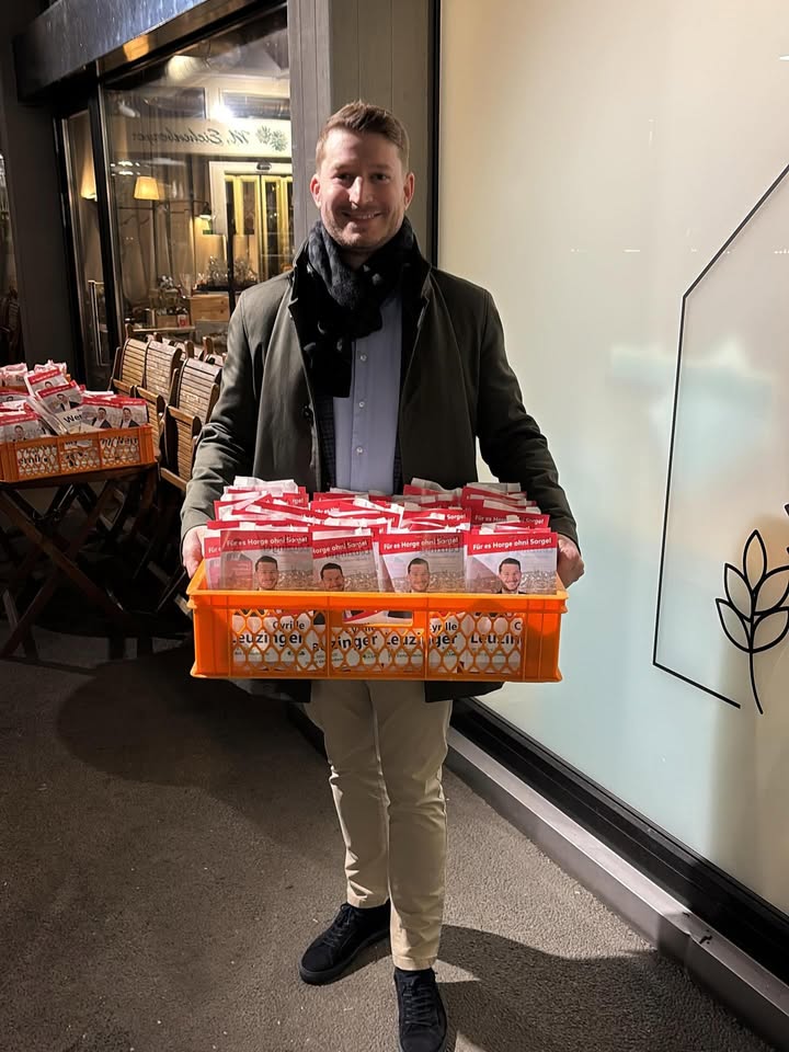 🥐 Gipfeli-Aktion in Horgen 
D SVP Horgen het am Donnstig feini …