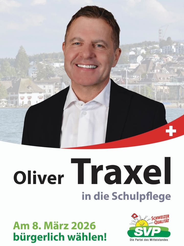 Am 8. März in die Schulpflege wählen!📨 
Oliver Traxel 
Jahr …