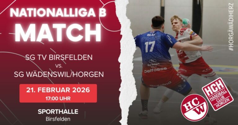 Vorschau NLB: SG TV Birsfelden – SG Wädenswil/Horgen