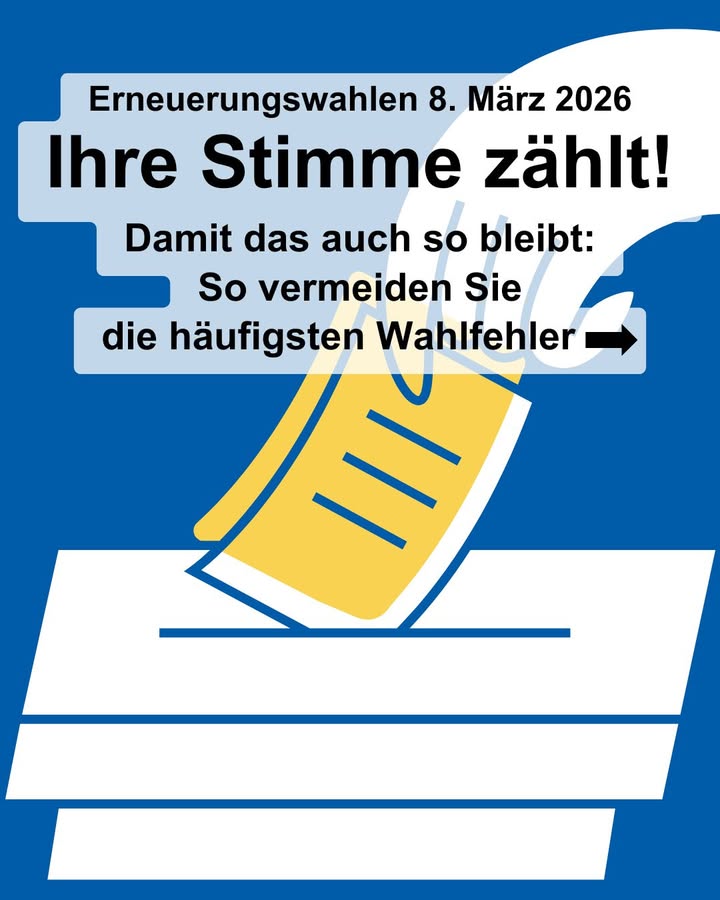 🗳️ Damit Ihre Stimme bei den Erneuerungswahlen und den Abstim …