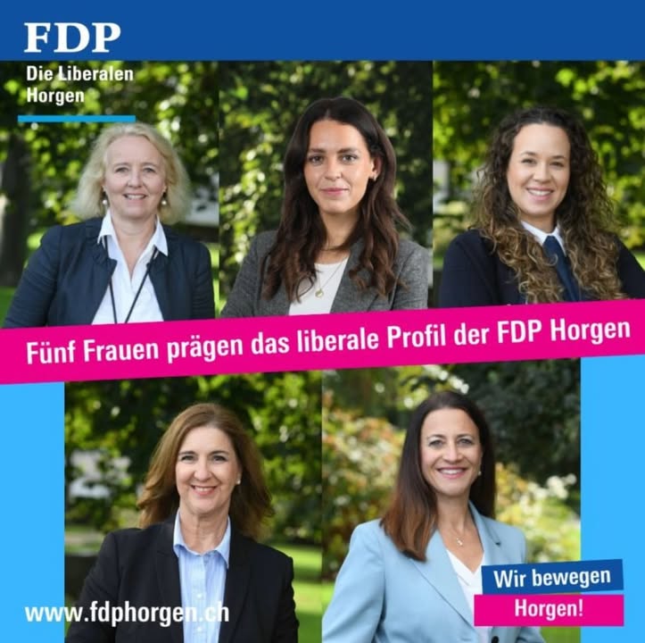 Fünf starke Frauen: Das neue liberale Gesicht der FDP Horgen