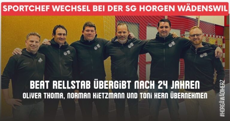 Sportchef-Wechsel bei der SG Horgen/Wädenswil: Beat Rellstab übe …