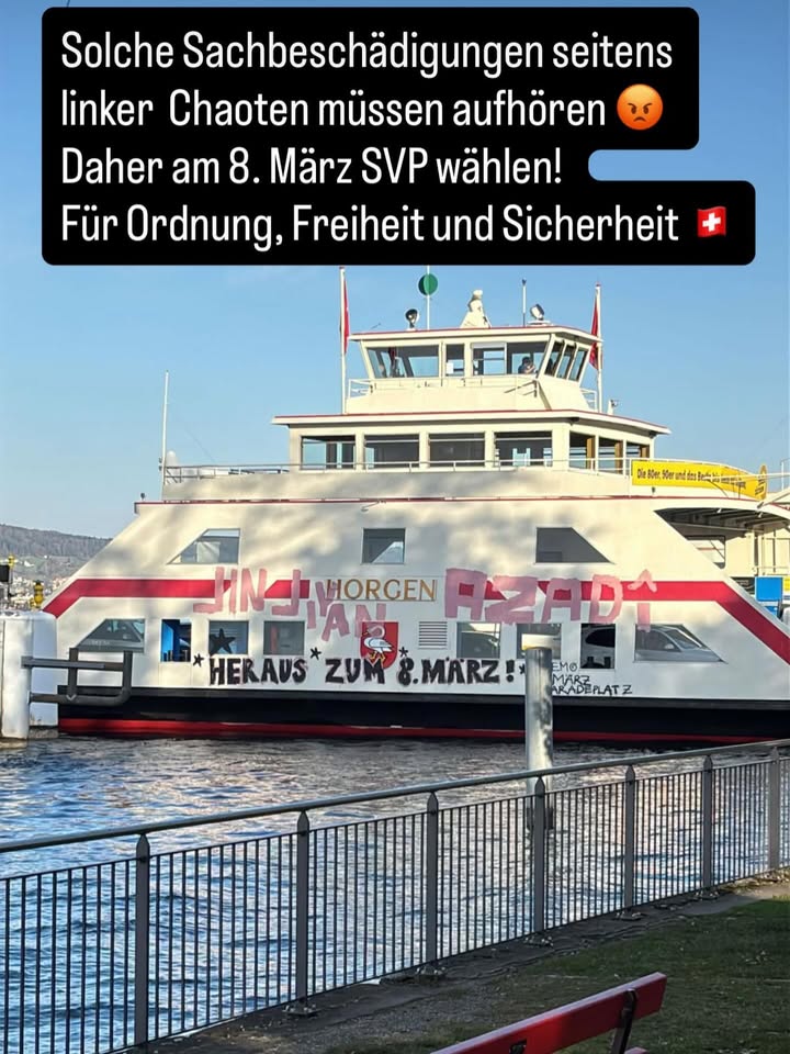 Linke Chaoten verwüsten die Fähre – wieder einmal müssen Unbe …