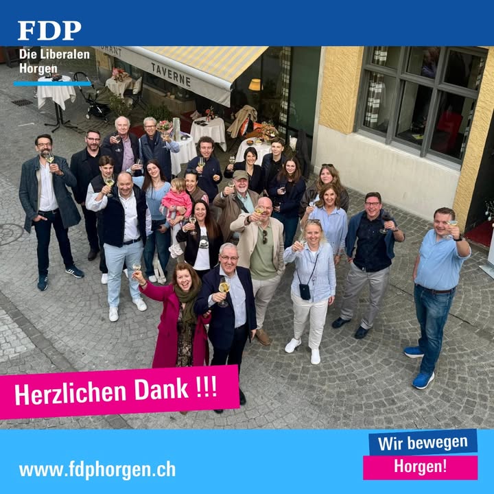 Wir bedanken uns ganz herzlich für die grossartige Unterstützung …