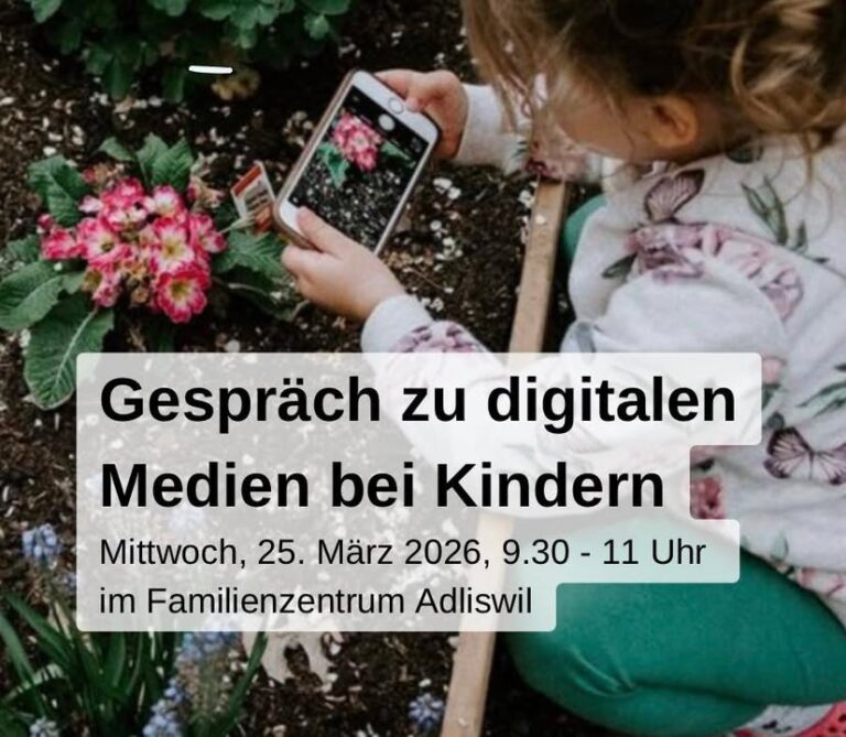 Gespräch zu digitalen Medien bei Kindern: 
Kinder wachsen in ein …
