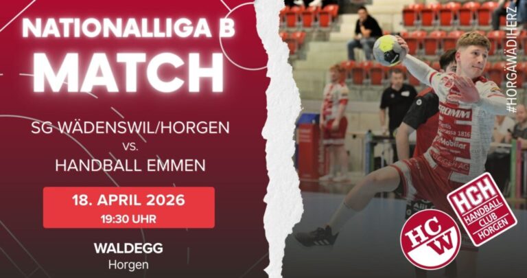 Vorschau NLB: SG Wädenswil/Horgen – Handball Emmen