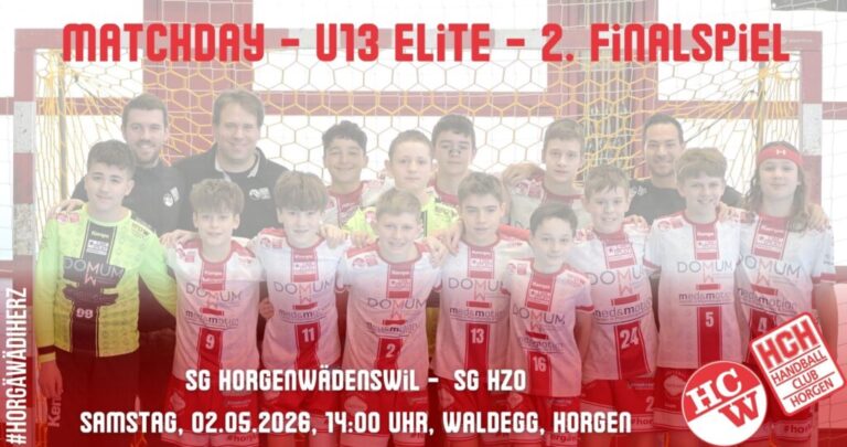 U13 Elite, Finalspiel 2: SG Horgen/Wädenswil – SG HZO