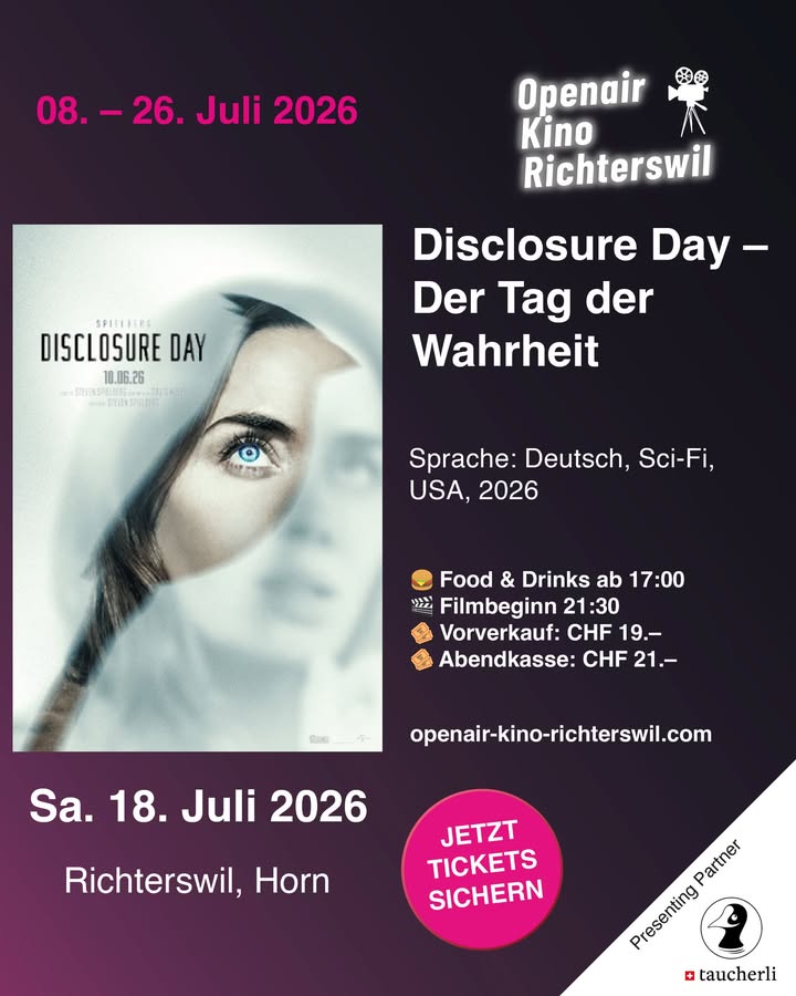 DISCLOSURE DAY – DER TAG DER WAHRHEIT | SAMSTAG, 18. JULI 2026 
 …