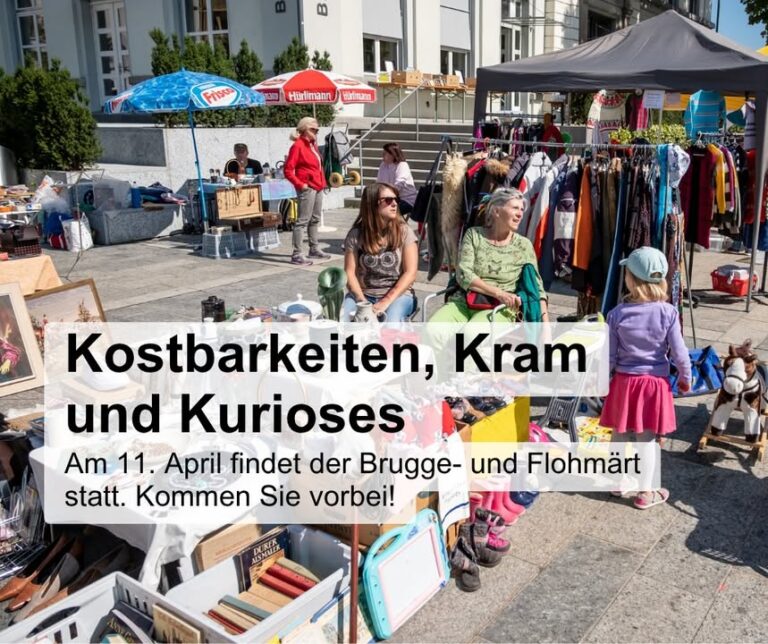 Der erste Brugge- und Flohmärt dieses Jahr findet am Samstag, 11. …