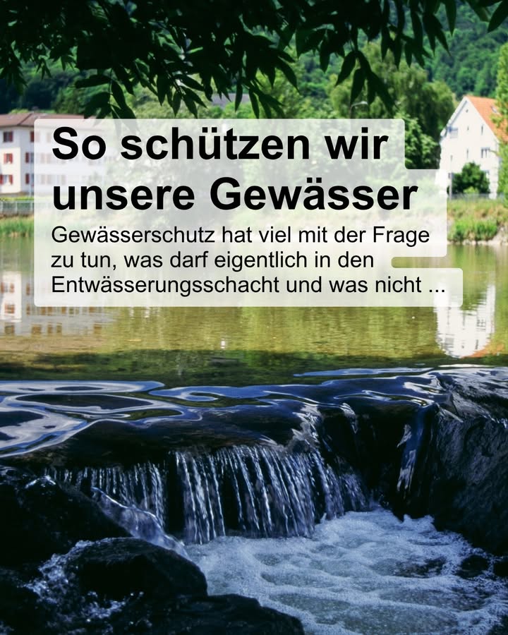 «Obacht am Schacht», so heisst die Kampagne von @aquava.ch. Dabe …