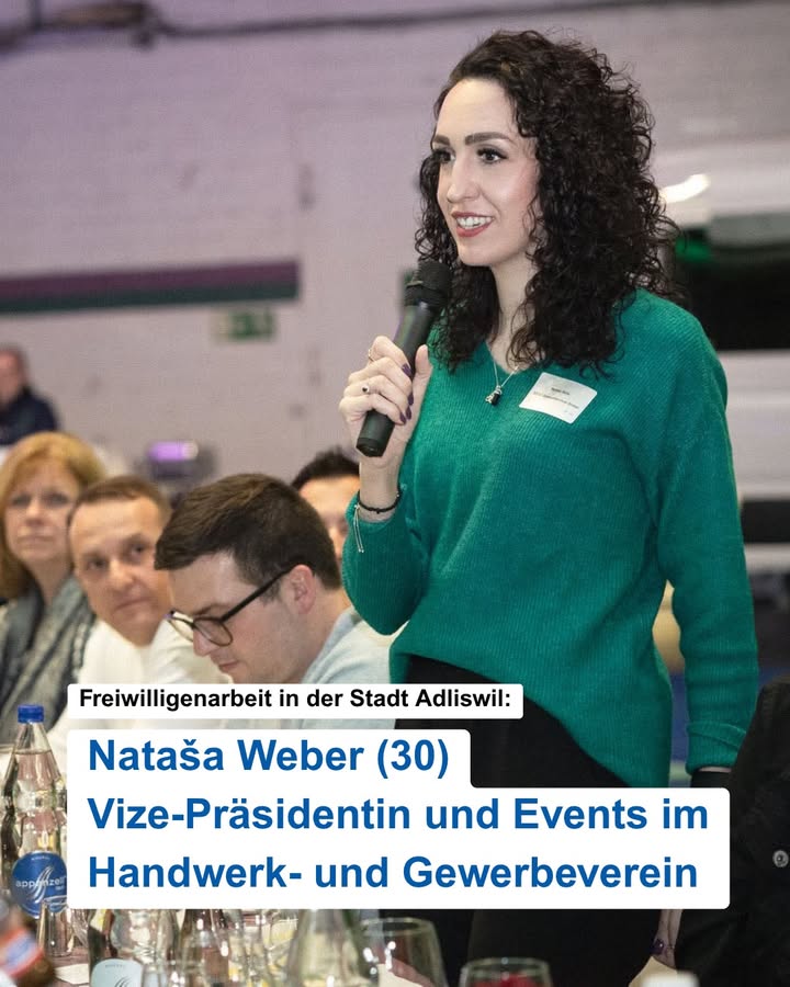 Nataša Weber ist Vize Präsidentin beim Handwerk- und Gewerbevere …