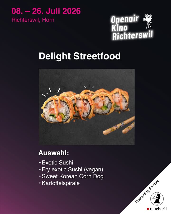 Gastromeile 2026: Delight Streetfood 🍣🌭 
Weiter geht es mi …