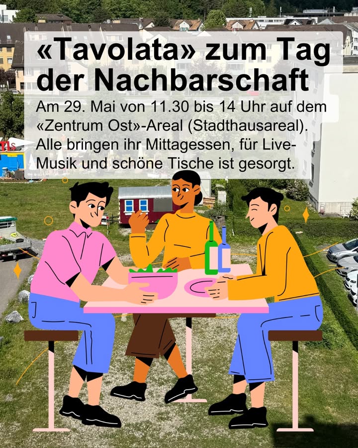 Am 29. Mai feiern wir den Tag der Nachbarschaft. Es treffen sich N …