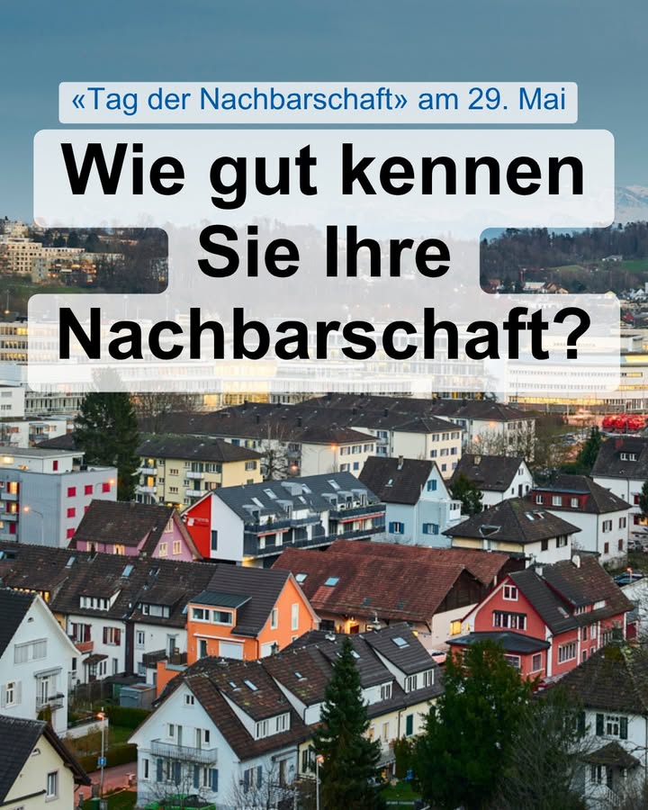 Wie gut kennen Sie Ihre Nachbarinnen und Nachbarn? Gut, nur flüch …