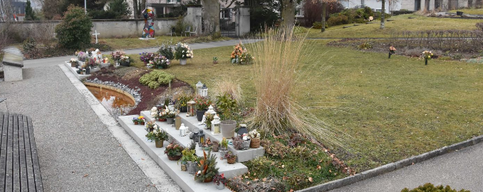 Neugestaltung Gemeinschaftsgrab Friedhof Kilchberg
