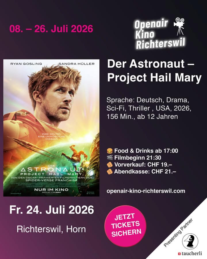DER ASTRONAUT – PROJECT HAIL MARY | FREITAG, 24. JULI 2026
…