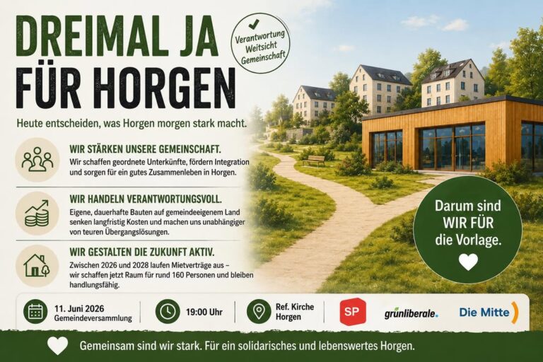 Plädoyer für ein dreifaches JA 
Geschätzte Stimmbürgerinnen  …