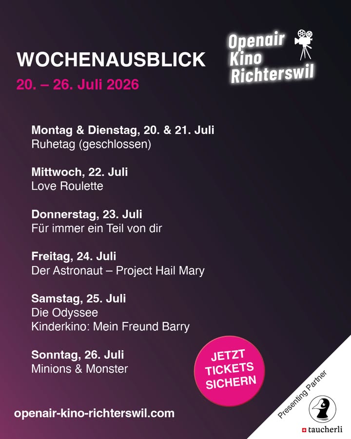🎬 Die letzte Kinowoche steht bevor! 
Unglaublich, wie schnell …