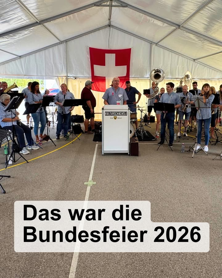 Am 1. August fand beim Schulhaus Dietlimoos der traditionelle Brun …