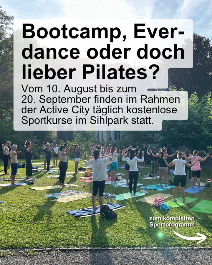 Gratis Sportkurse für alle 🧘‍♀️🤸‍♂️ 
Vom 10.  …
