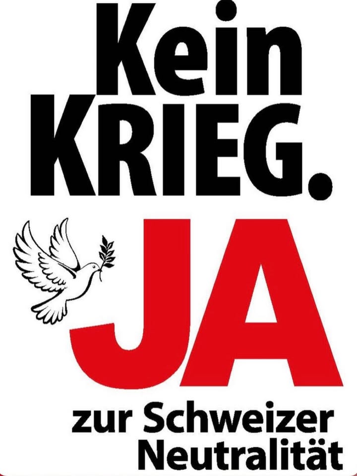 Kein Krieg. Ja zur Neutralität. 🇨🇭 
Die Schweiz soll unab …