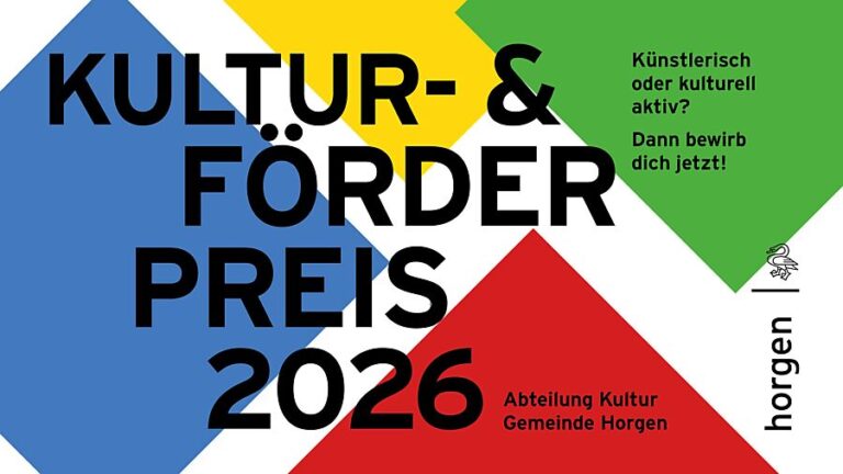 Horgner Kulturpreis 2026: Hans Erdin und Aline Perino