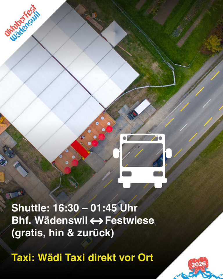 Take the shuttle bus to Oktoberfest!