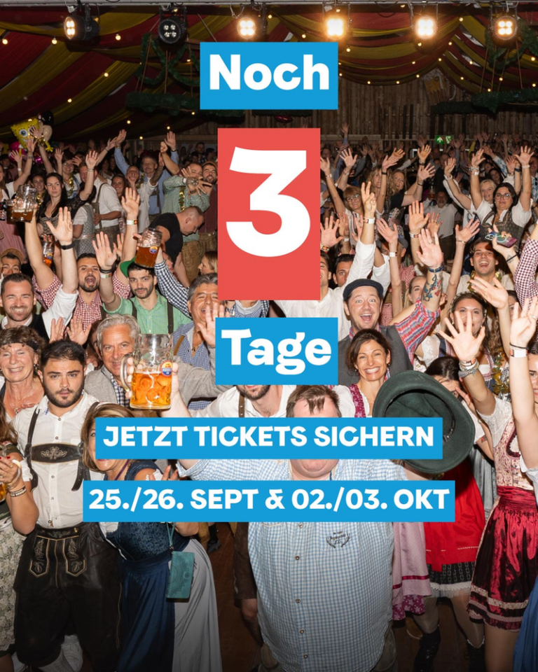 Only 3 days until Oktoberfest in Wädenswil!